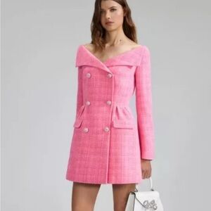 Self Portrait Pink and a rhinestone dress